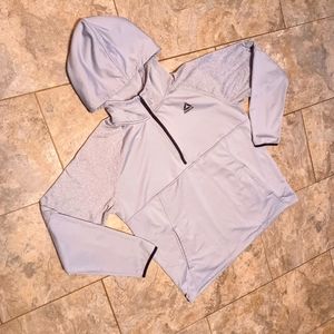 Reebok Men's XL Sleet Grey Half Zip Hoodie,